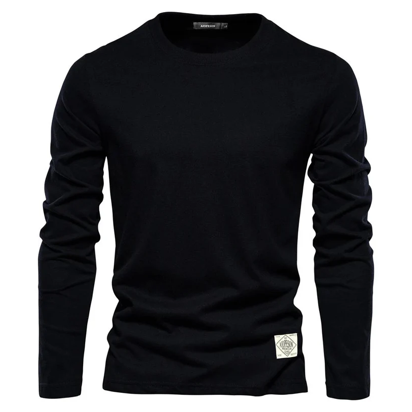 Camiseta hombre clásica ligera moderna ideal primavera-otoño