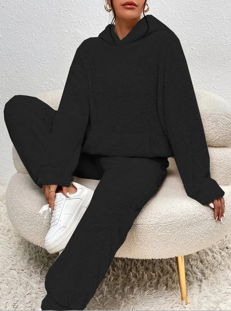 Cyne | Pijama de felpa ultra cómodo con capucha