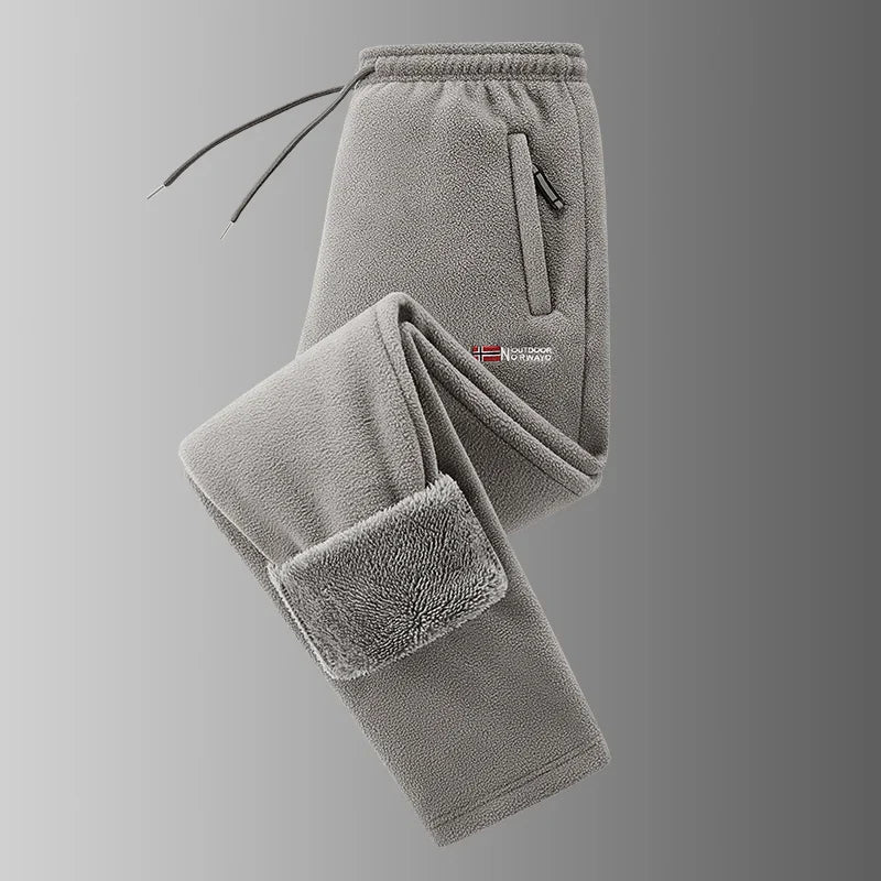 Pantalones fleece térmicos resistentes cálidos y versátiles