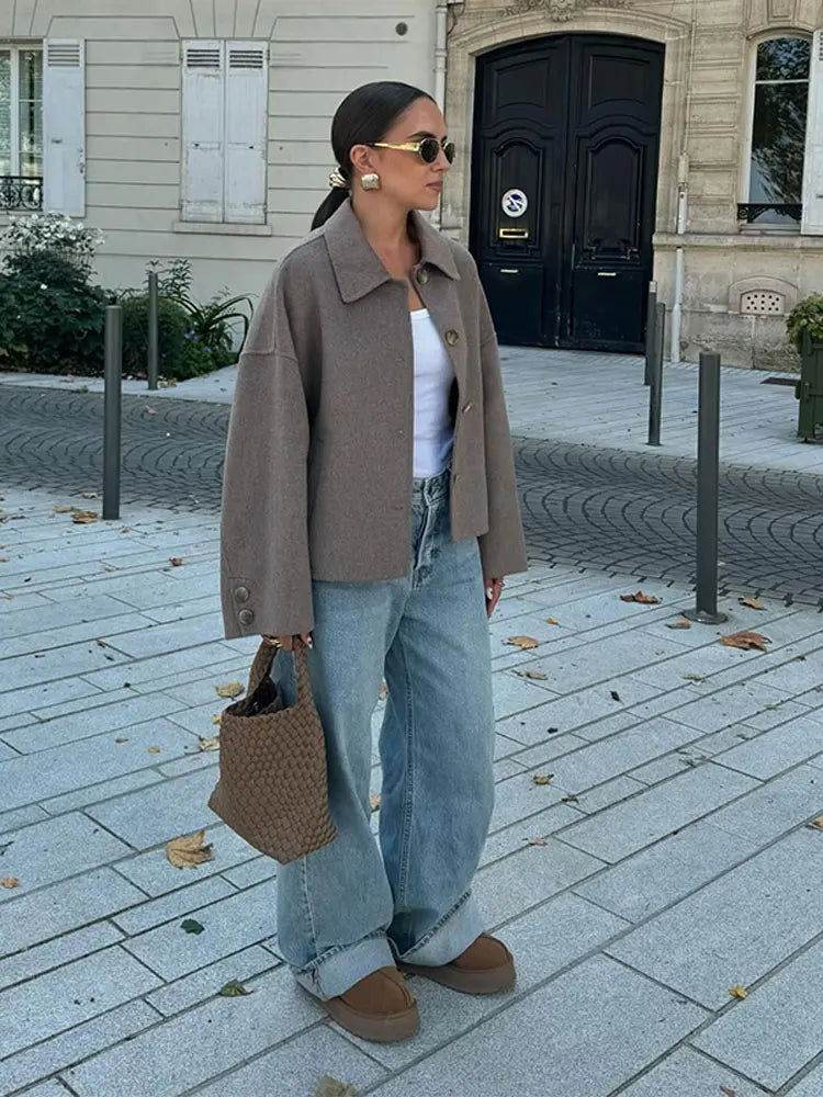 Elegante chaqueta de invierno para mujer: cómoda y apta para el día a día