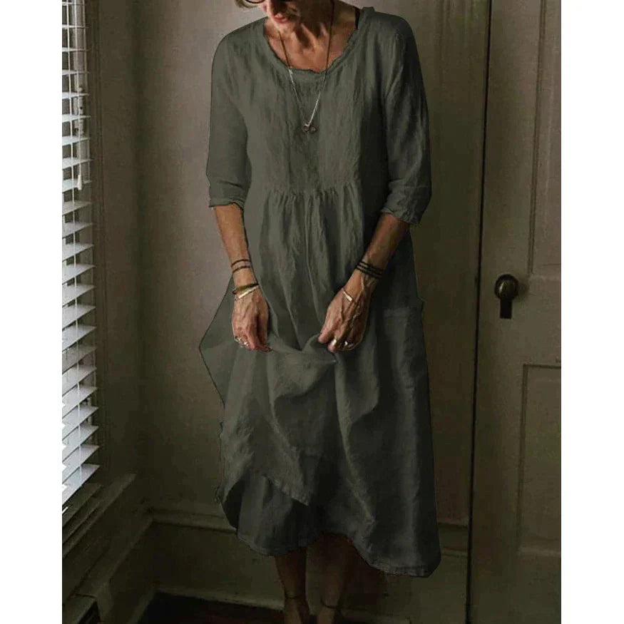 Vestido Mujer – Azul Claro, Fluido y Elegante para Verano