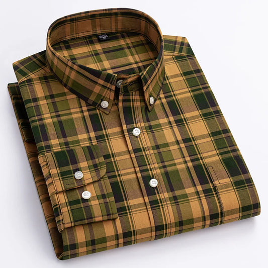 Camisa de cuadros hombre, chic y práctica para primavera u otoño