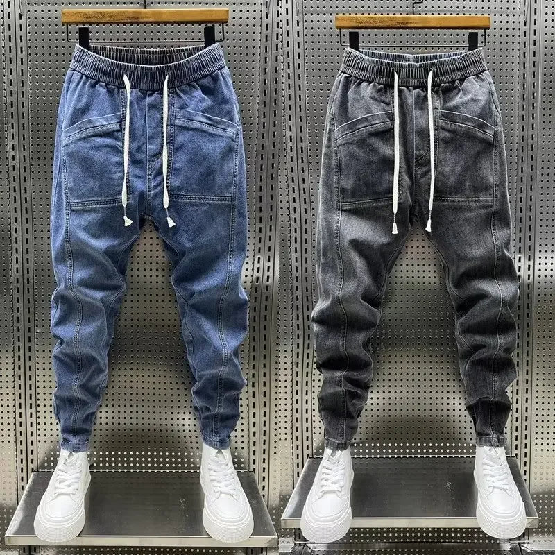 Pantalones Hombre – Estilo Denim con Comodidad Jogging, Casual Chic