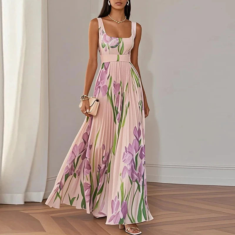 Vestido floral elegante, moderno y versáti