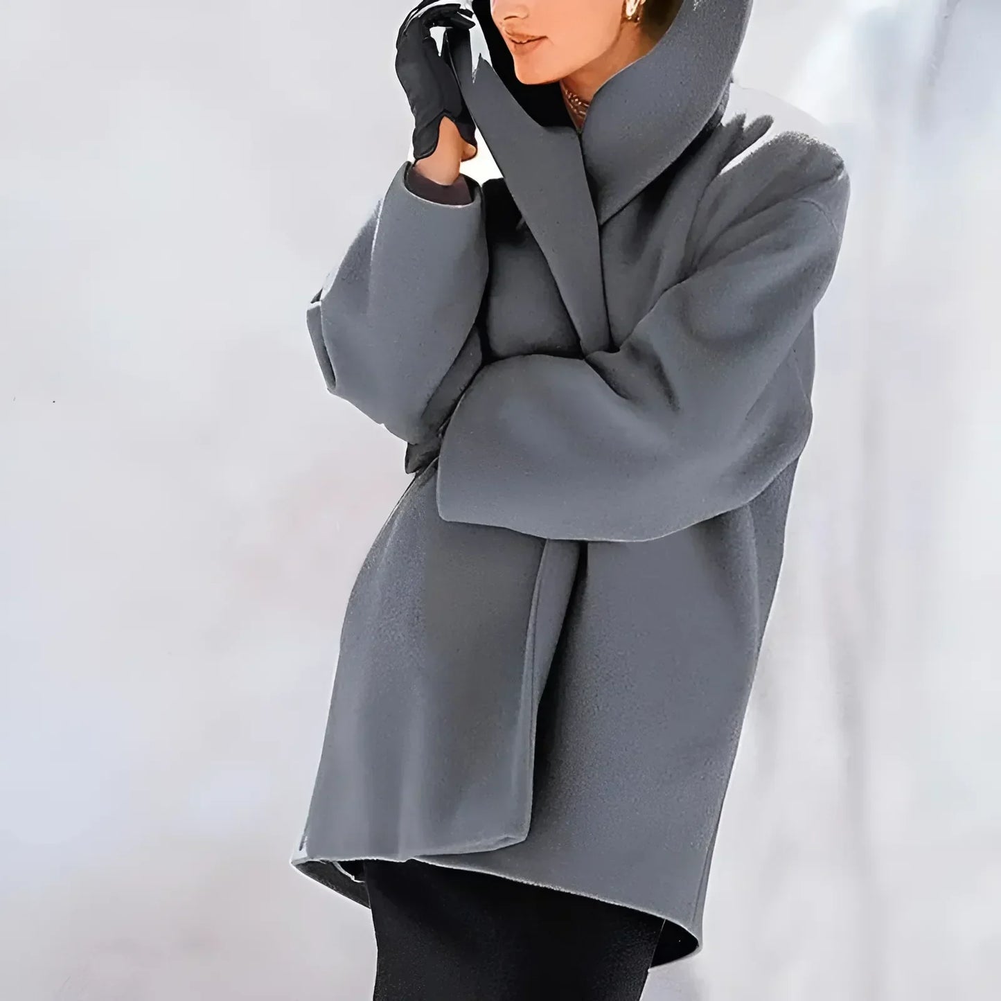Abrigo trench clásico de invierno para mujer | Protección elegante contra el frío