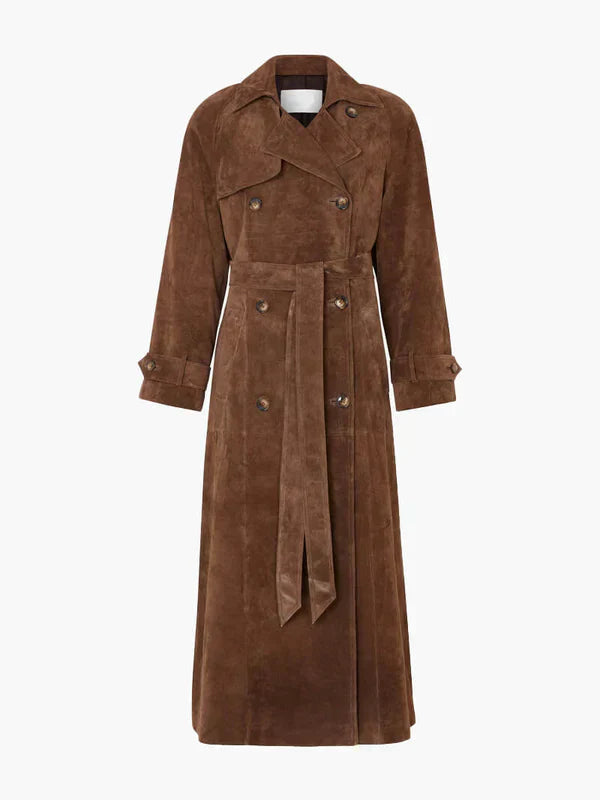 Abrigo largo mujer couture, cómodo y moderno para temporada fría