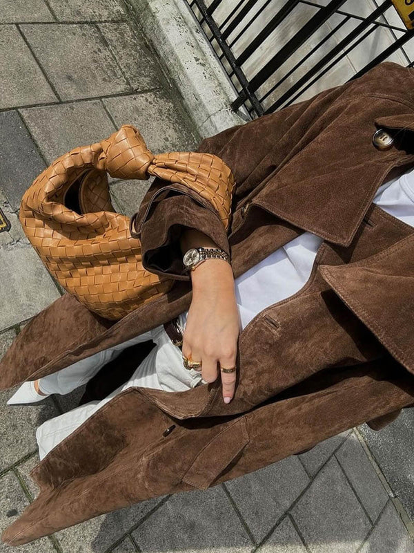 Abrigo largo mujer couture, cómodo y moderno para temporada fría