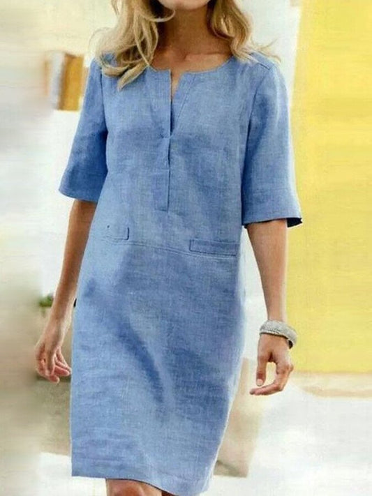 Vestido corto mujer, cómodo y moderno para días cálidos