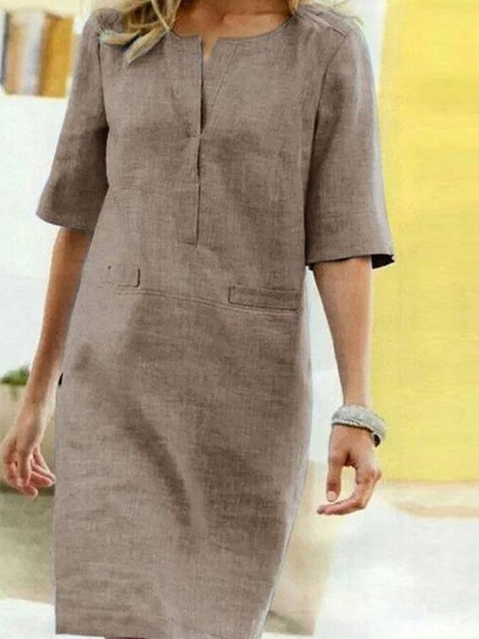 Vestido corto mujer, cómodo y moderno para días cálidos