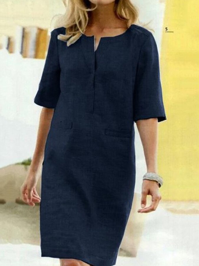 Vestido corto mujer, cómodo y moderno para días cálidos
