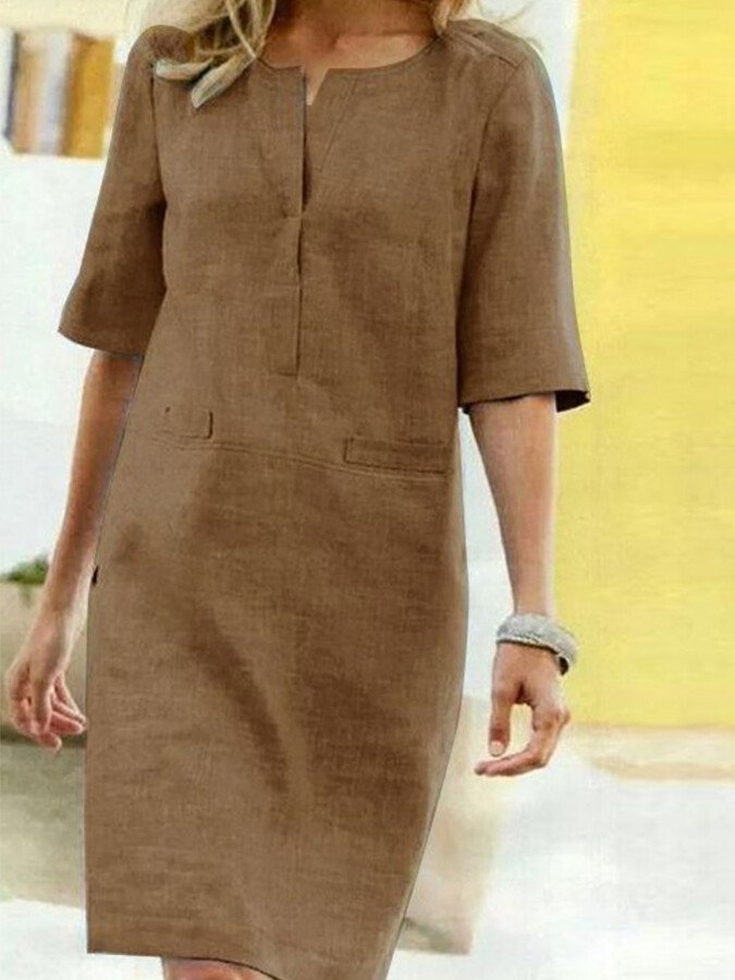 Vestido corto mujer, cómodo y moderno para días cálidos