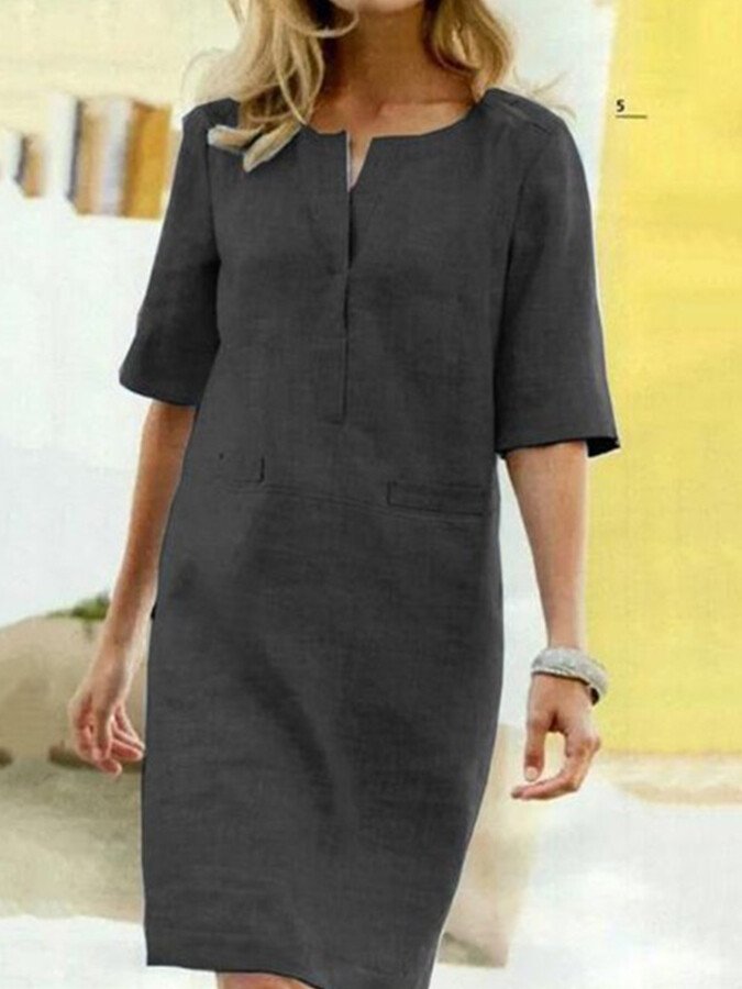 Vestido corto mujer, cómodo y moderno para días cálidos