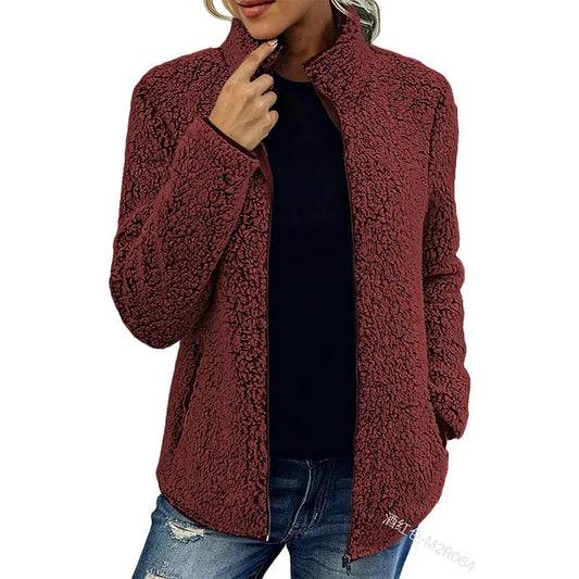 Chaqueta Fleece Mujer – Elegante y Casual para Todos los Días
