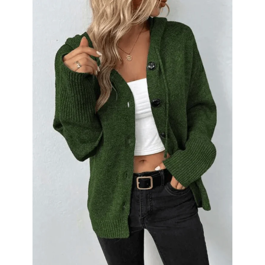 Chaqueta de punto cálida para mujer | Perfecta para los fríos días de invierno