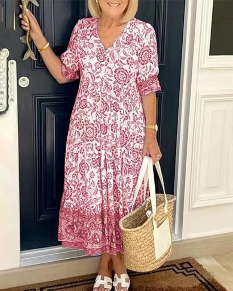 Abia | Elegante vestido de verano de algodón