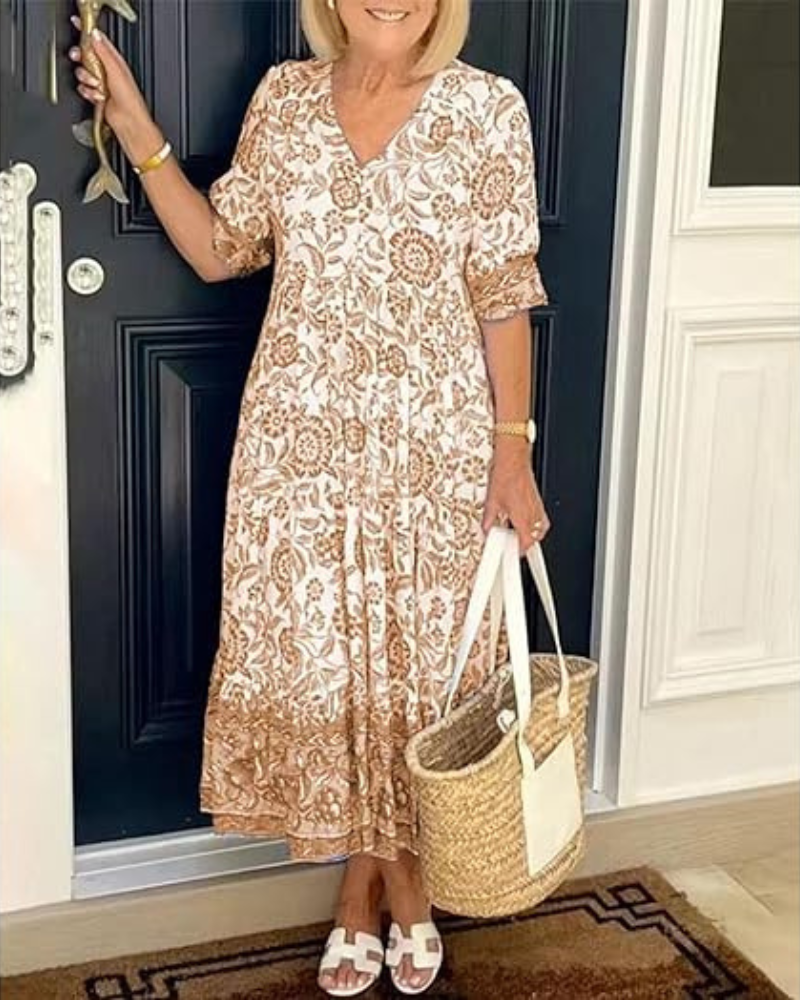 Abia | Elegante vestido de verano de algodón