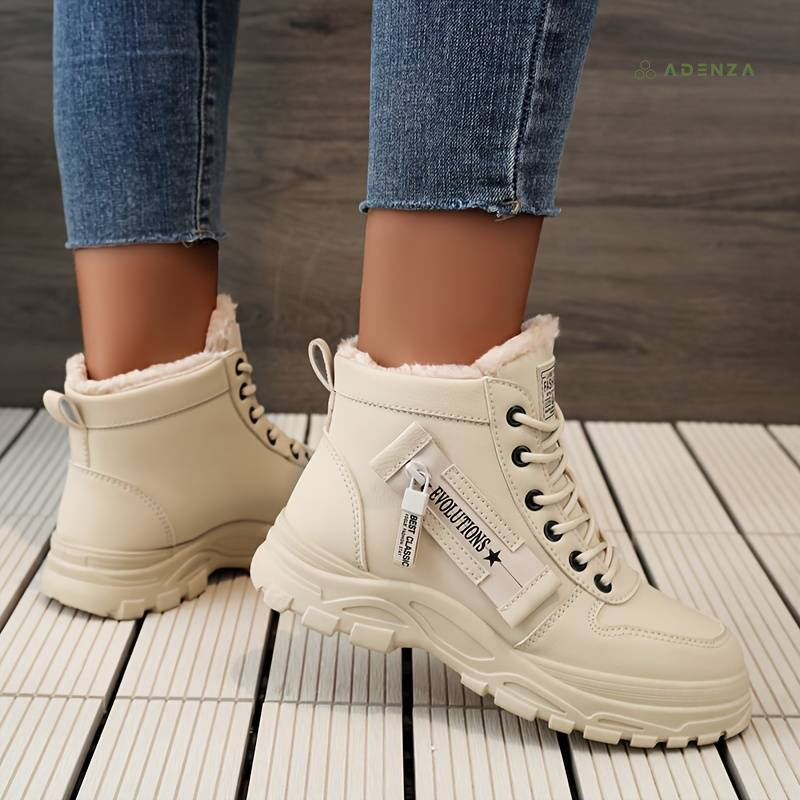 Botas de invierno forradas para mujer: antideslizantes y cómodas