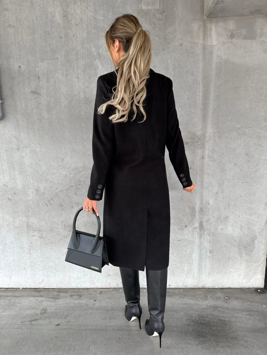 Cortney | Elegante abrigo de mujer con doble botonadura