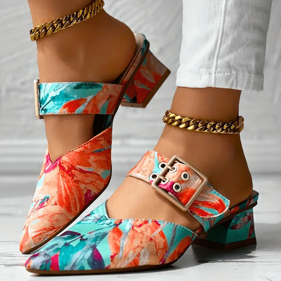 Zapatos de tacón para mujer con plantilla ortopédica