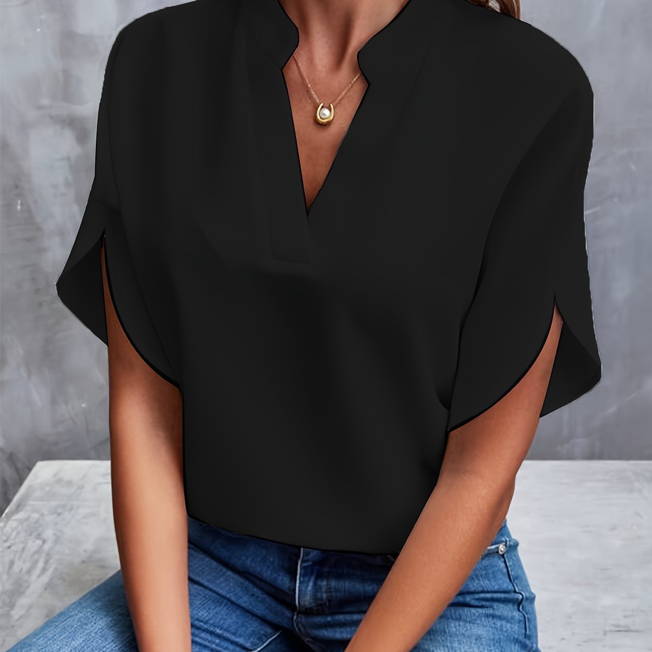 Blusa femenina moderna, cómoda y estilosa