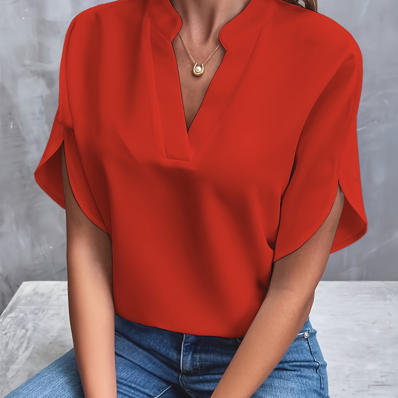 Blusa femenina moderna, cómoda y estilosa