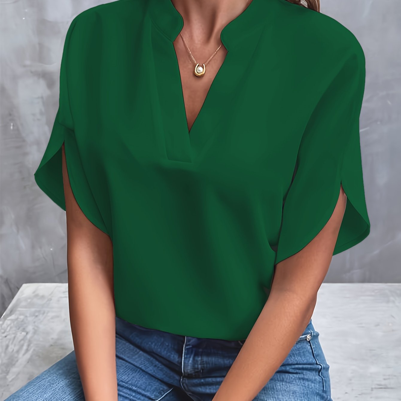 Blusa femenina moderna, cómoda y estilosa