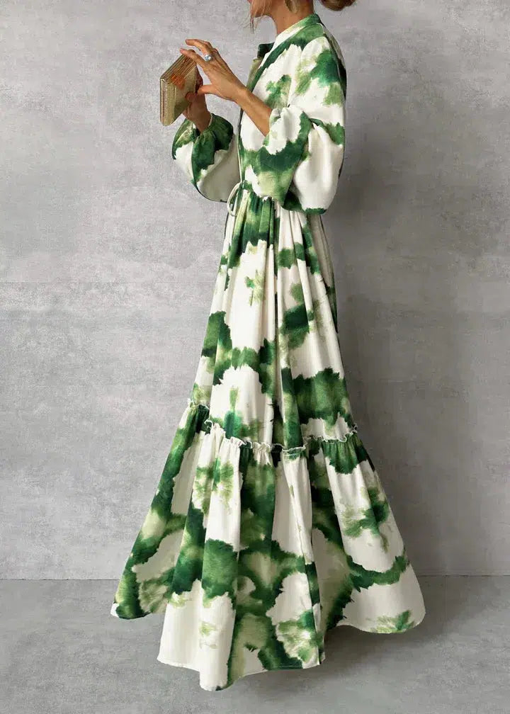 Maxi vestido femenino, transpirable y perfecto para primavera