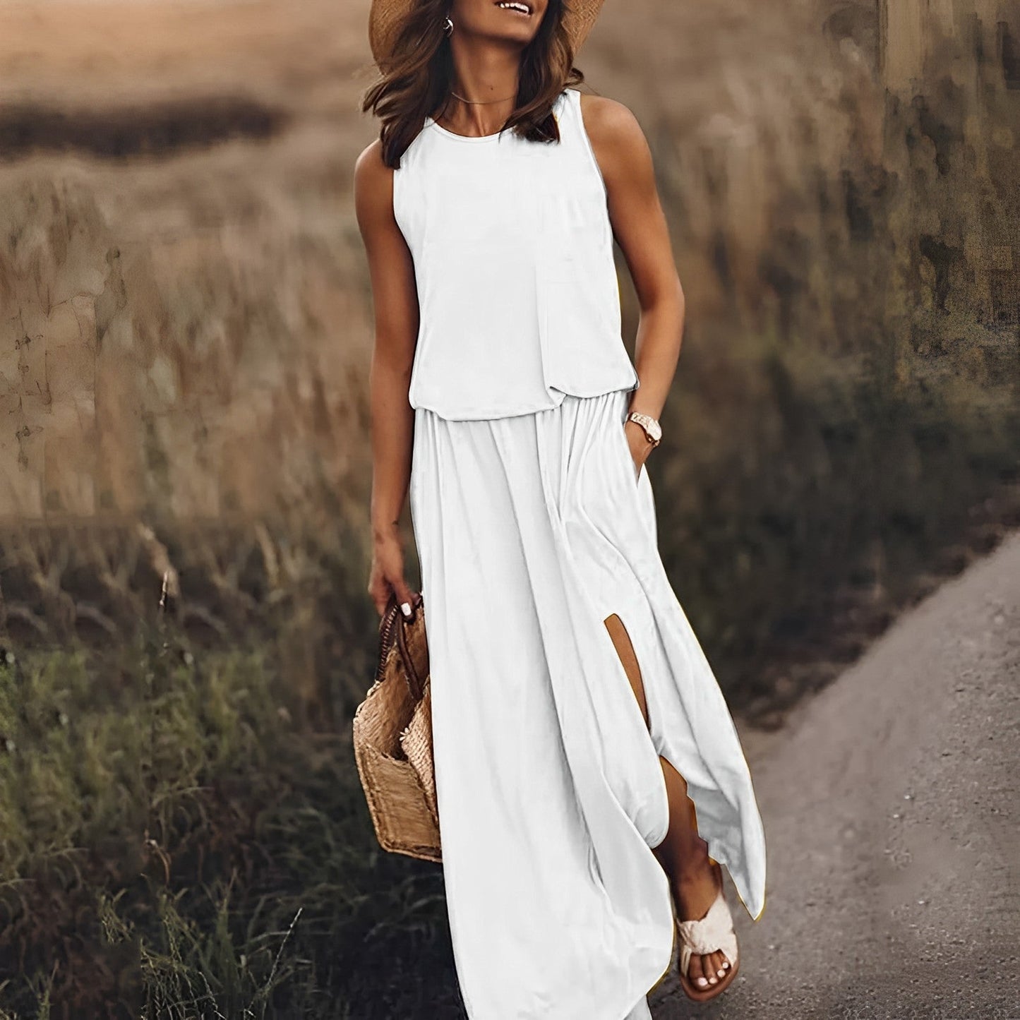 Falisha | Elegante vestido de colores
