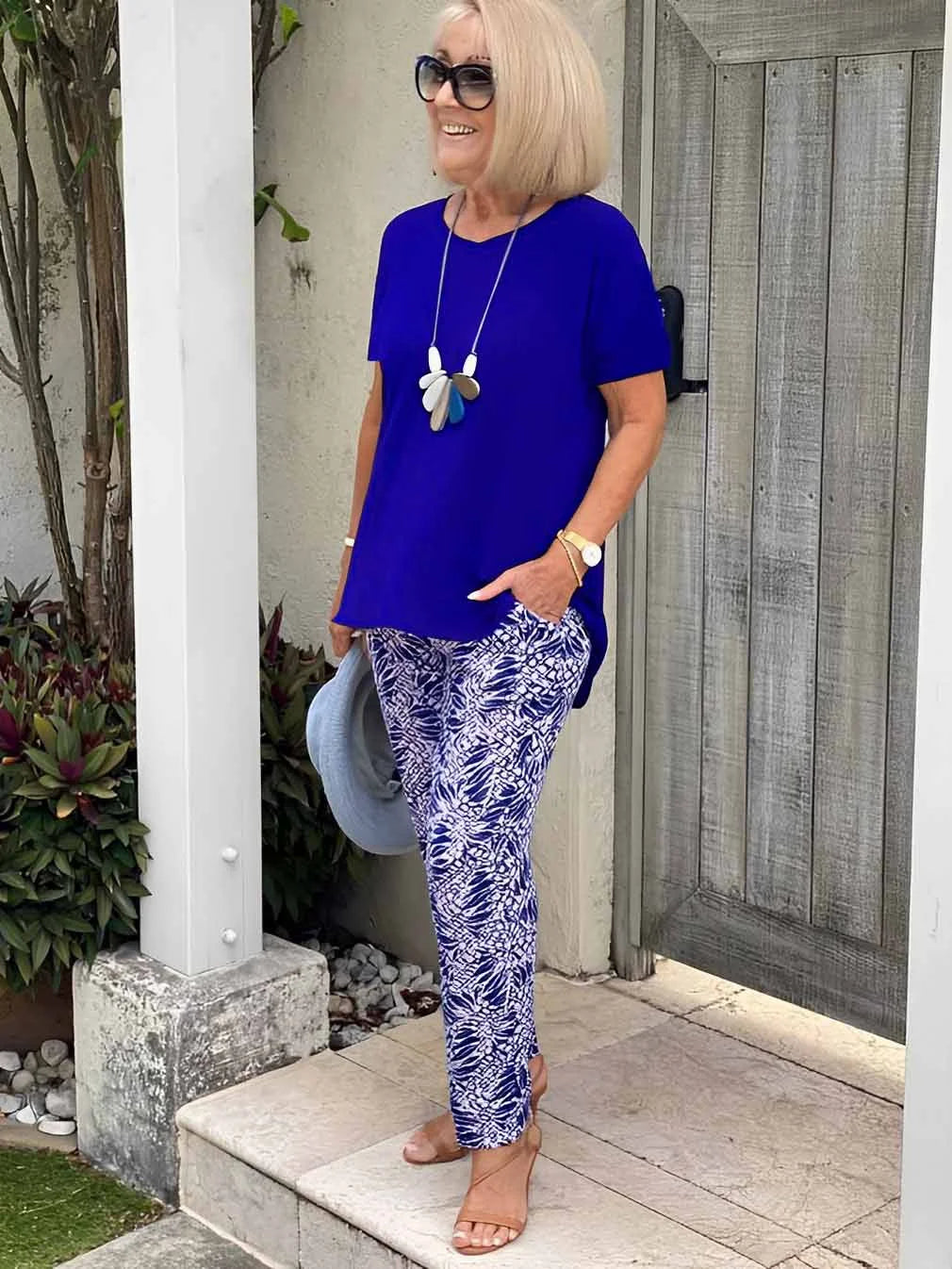 Conjunto mujer chic 2 piezas elegante y estiloso primavera-verano