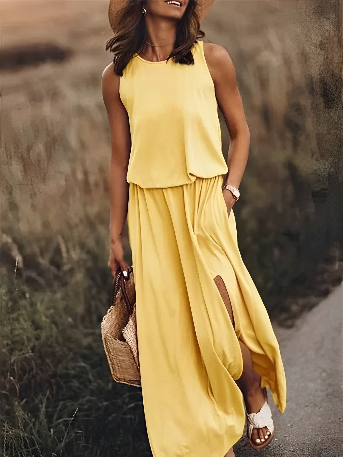 Falisha | Elegante vestido de colores