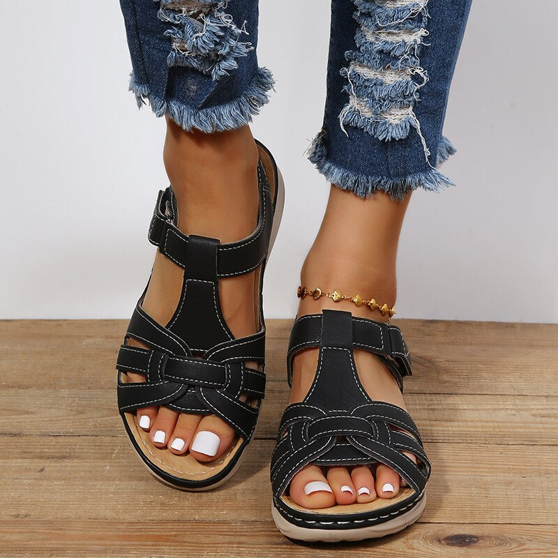 Sandalias de plataforma mujer ortopédicas confortables casual