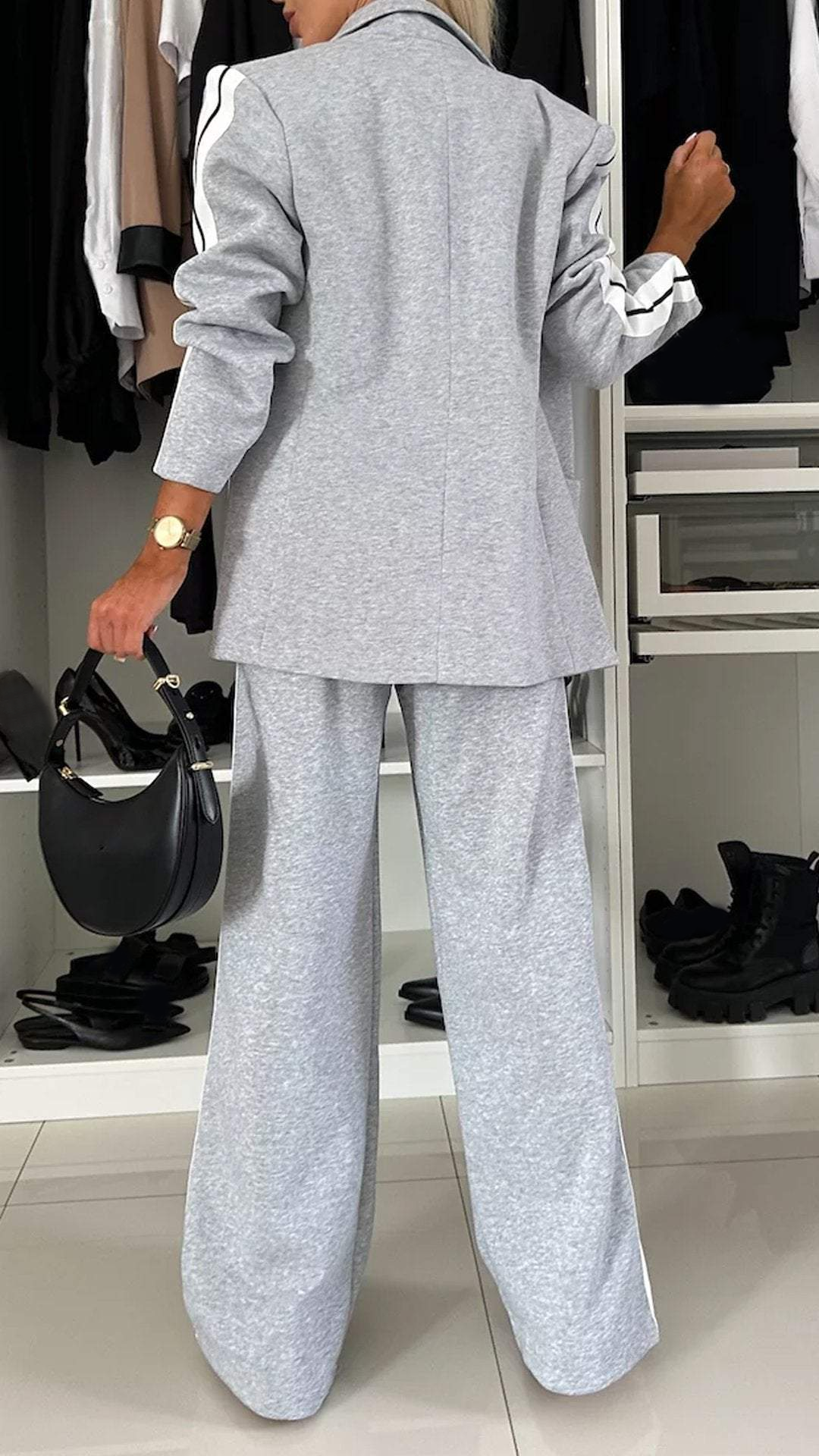 Conjunto elegante mujer diario estilo business casual moderno