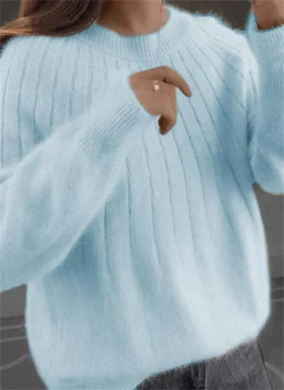 Dani | Jersey de mujer de mezcla de cachemira con corte moderno
