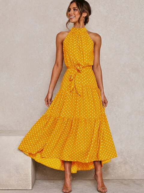 Vestido de mujer con cuello, ligero y perfecto