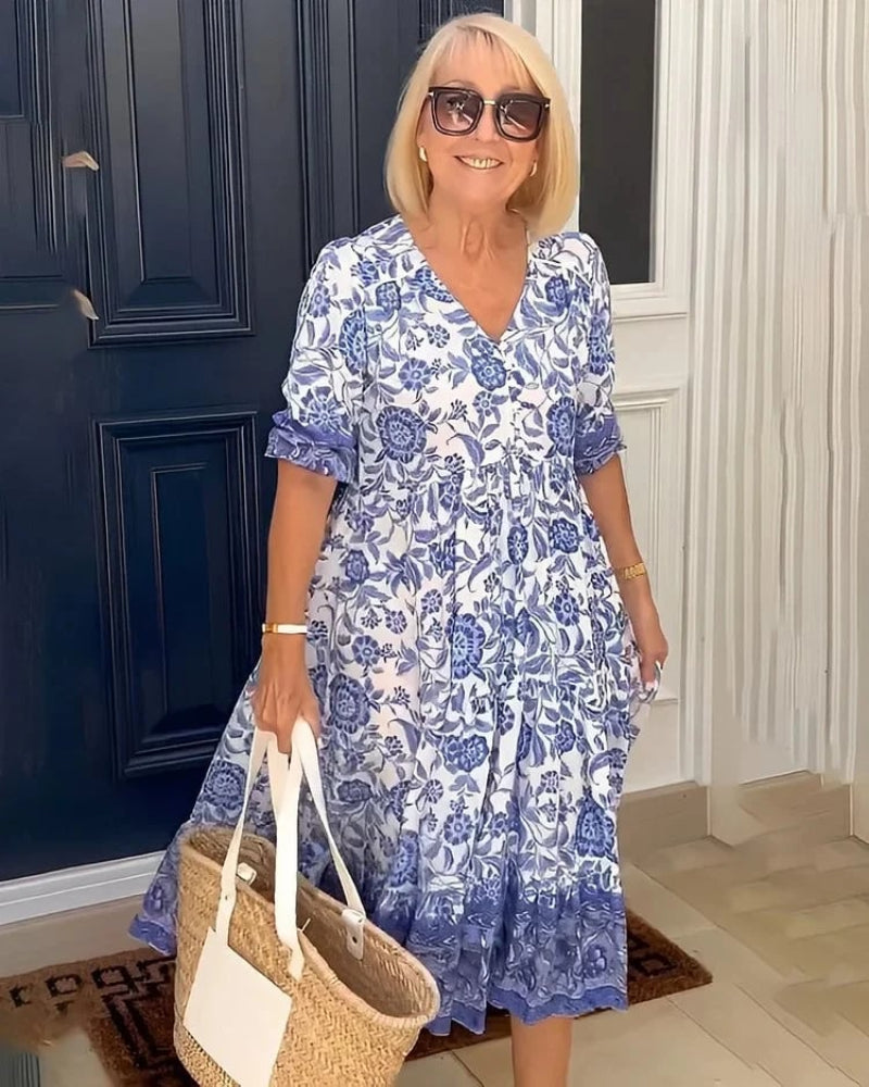 Abia | Elegante vestido de verano de algodón