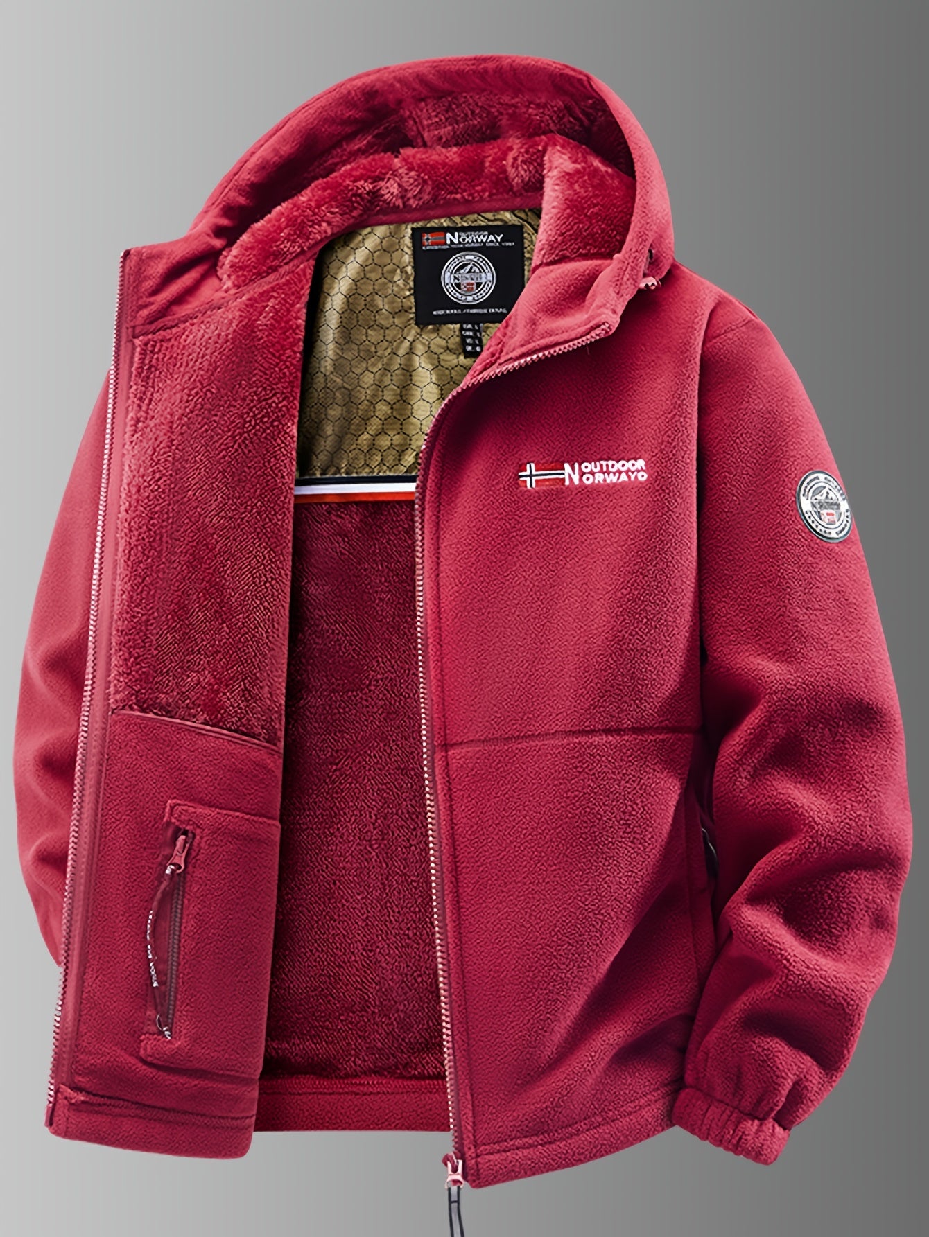Chaqueta hombre térmica cálida resistente frío otoño-invierno