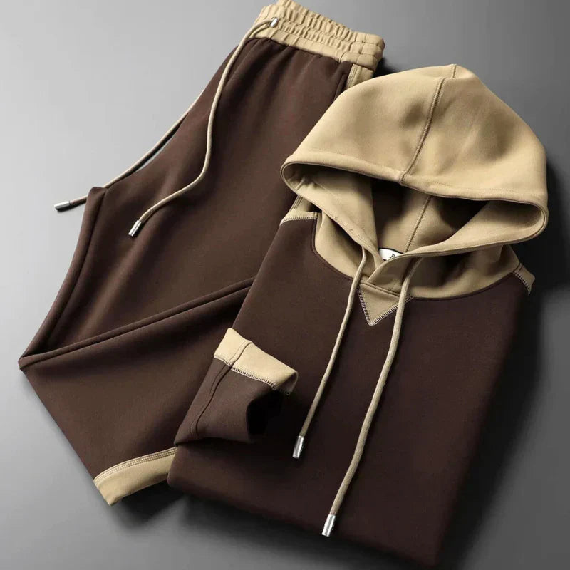 Conjunto masculino bicolor casual chic versátil