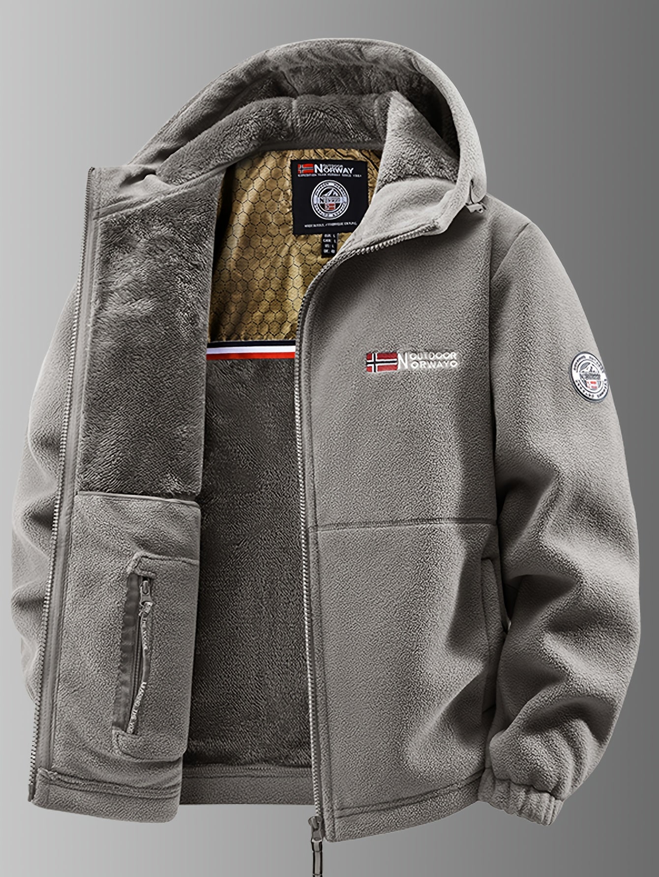 Chaqueta hombre térmica cálida resistente frío otoño-invierno