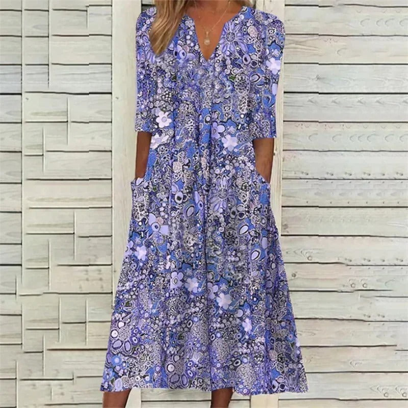 Livia | Elegante Vestido De Verano Que Cubre El Vientre