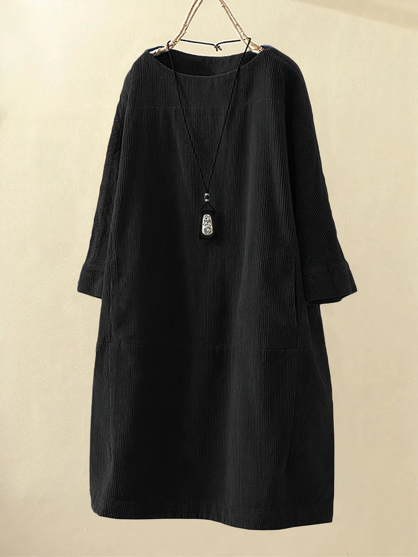 Vestido Casual Mujer – Túnica de Pana, Cómodo y Versátil
