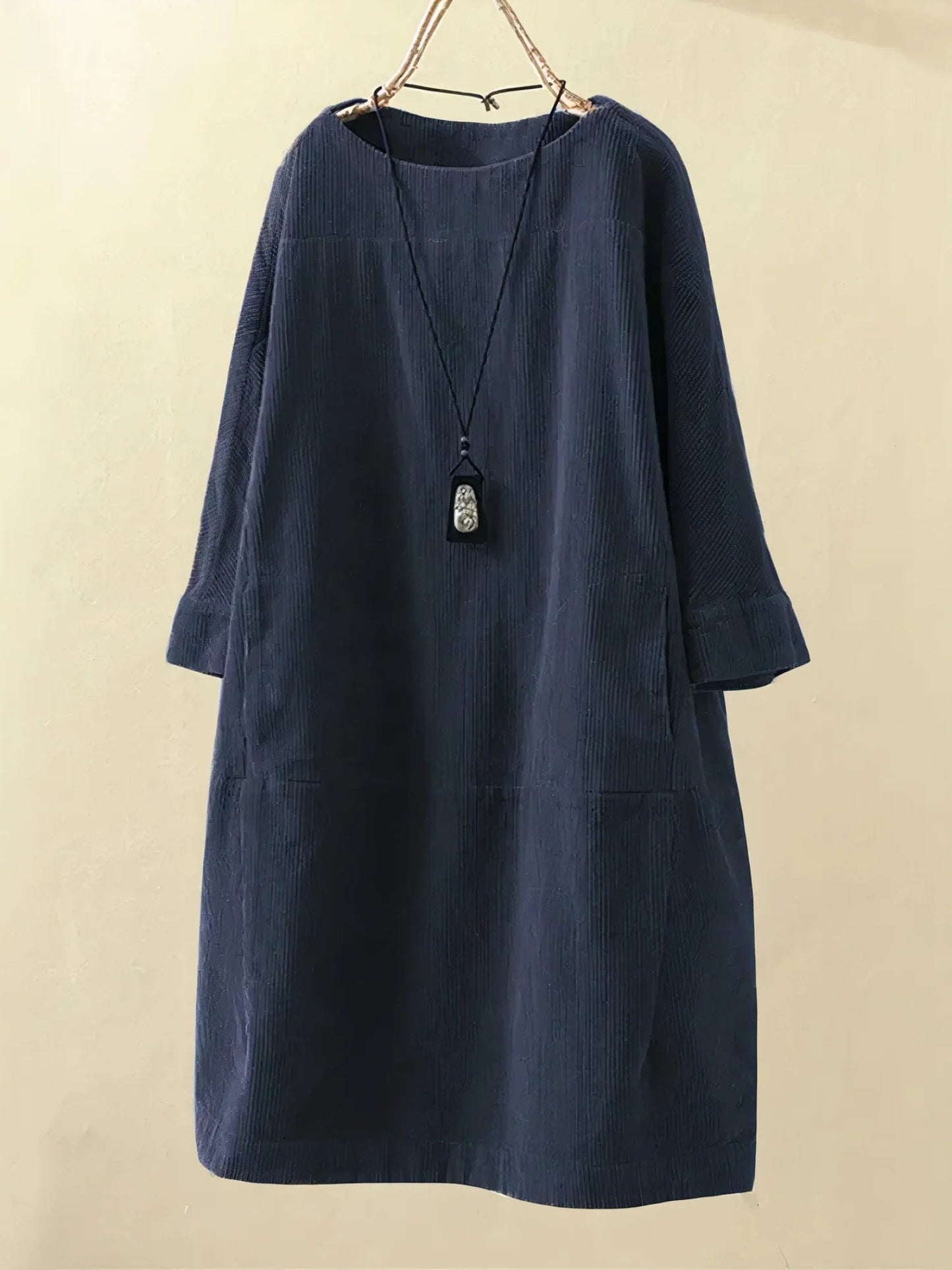Vestido Casual Mujer – Túnica de Pana, Cómodo y Versátil