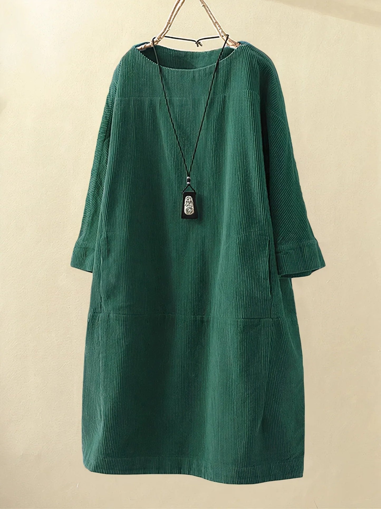 Vestido Casual Mujer – Túnica de Pana, Cómodo y Versátil