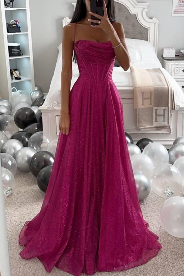 Vestido de fiesta mujer maxi brillante ideal eventos formales