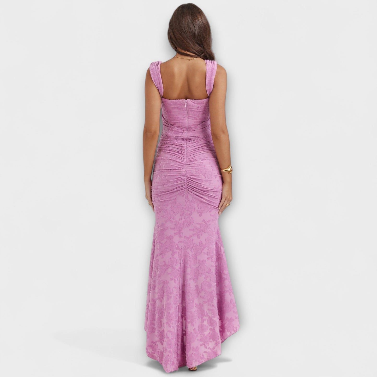 Elle | Vestido largo con corsé elegante y refinado