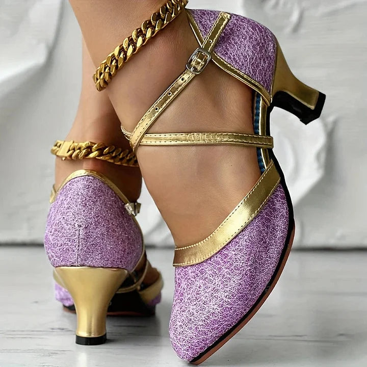 Aaliah | Elegante sandalia de tacón grueso