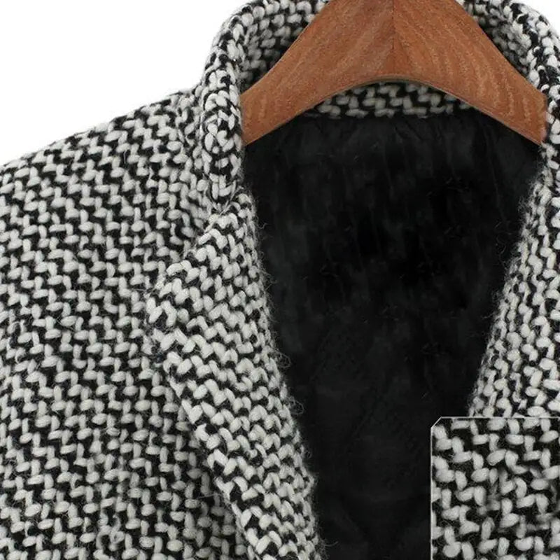 Abrigo elegante largo invierno cómodo y moderno para diario