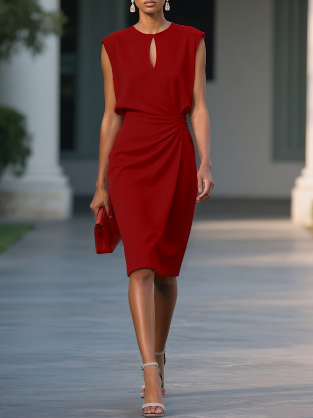 Vestido Clásico Mujer – Ideal para Reuniones, Cenas o Eventos