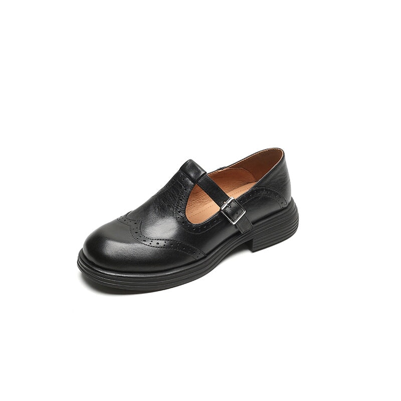 Fay | Elegantes Mary Janes de cuero