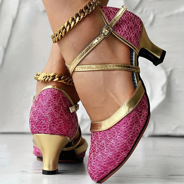 Aaliah | Elegante sandalia de tacón grueso