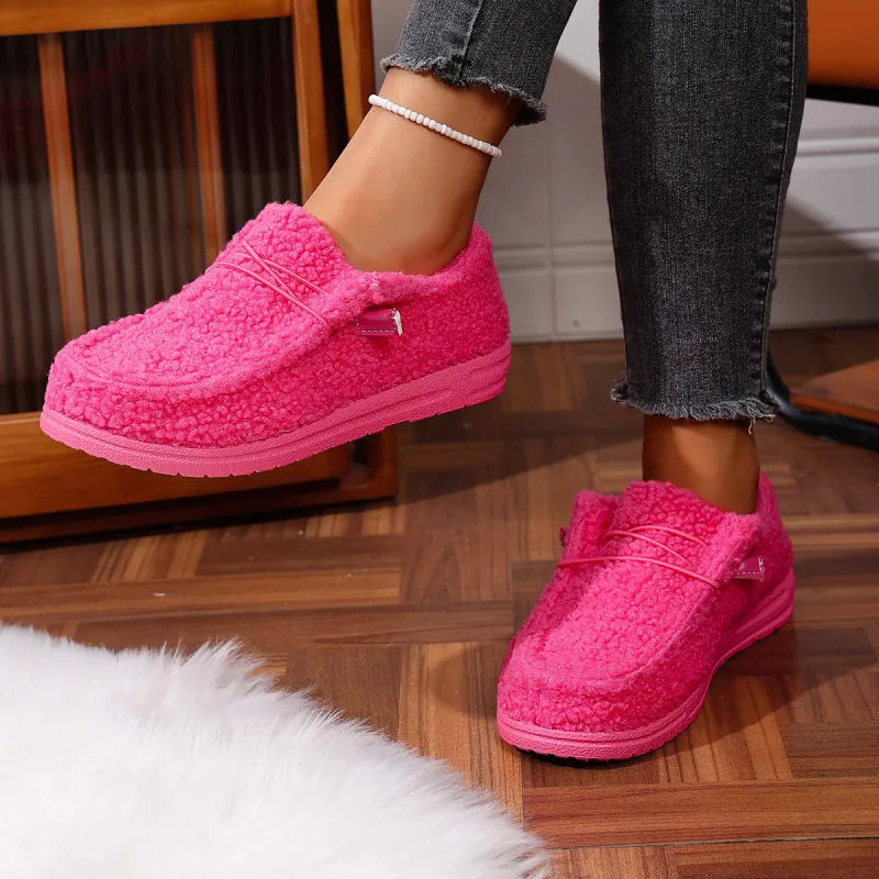 Zapatillas de Casa Mujer – Cálidas y Suaves Estilo Teddy para Invierno